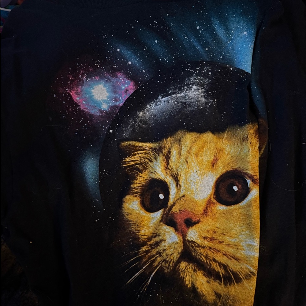Galaxy Cat Graphic Tee